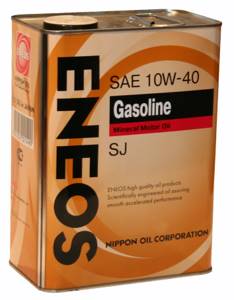 Моторное масло  Eneos Gasoline SL, 0,946 л